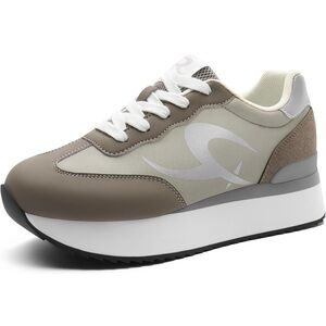 Rihero women’s sneakers casual lace up walking shoes non slip tennis  size 7.5